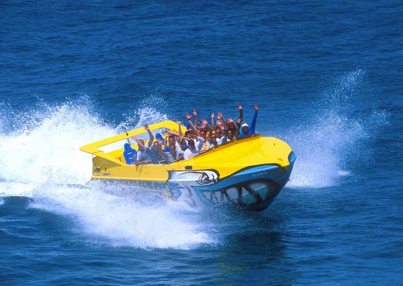 Screamin Jet Boat St Thomas USVI Cruise Port Photo of Screamin Jet Boat in St Thomas USVI.