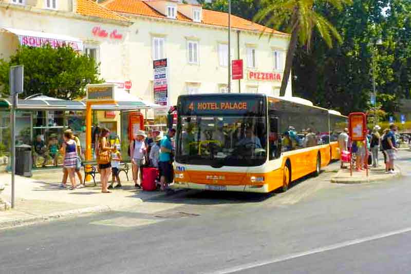 Photo of Public Bus in Dubrovnik Cruise Ship Port