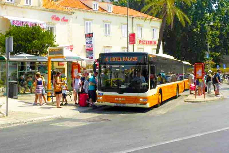 Public Bus Dubrovnik Cruise Ship Port Photo of Public Bus in Dubrovnik Cruise Ship Port