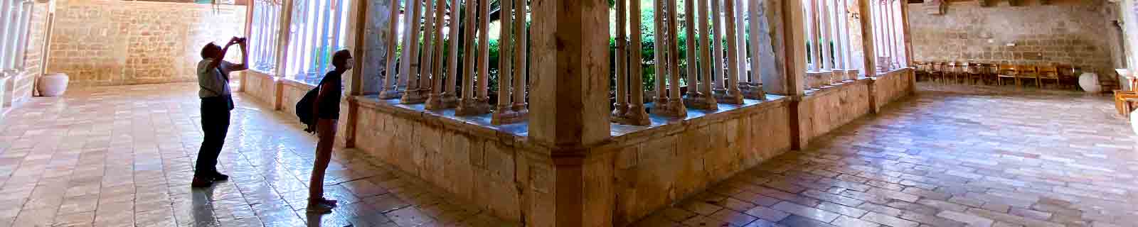 Photo of the Franciscan Monastery Cloister in Dubrovnik