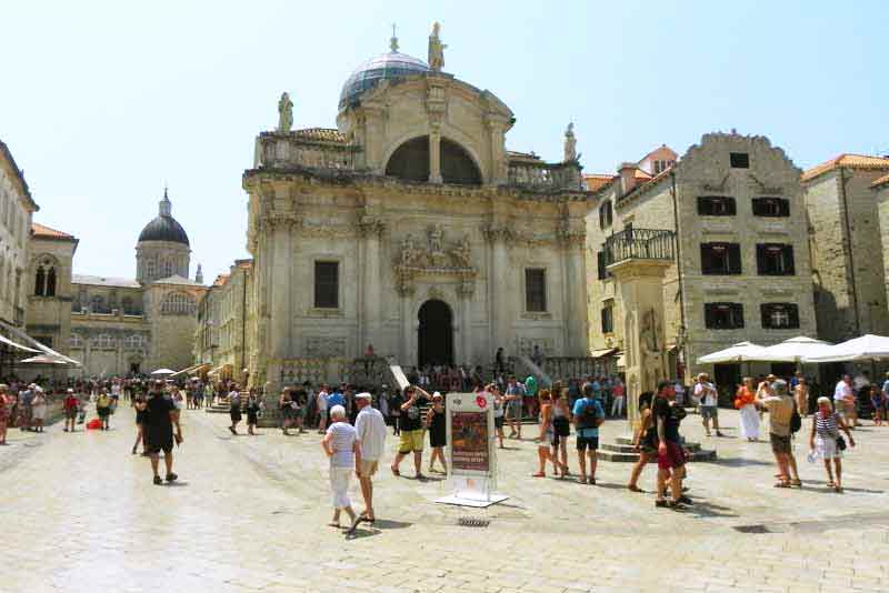 Church of St Blaise Dubrovnik Cruise Ship Port Photo of Church of St Blaise in the Dubrovnik Cruise Ship Port