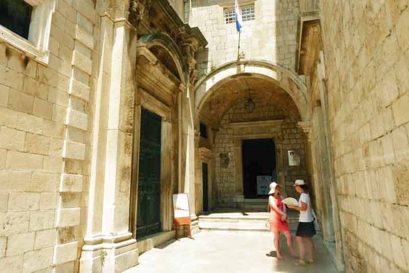 Dominican Monastery Dubrovnik Cruise Ship Port Photo of Dominican Monastery in the Dubrovnik Cruise Ship Port