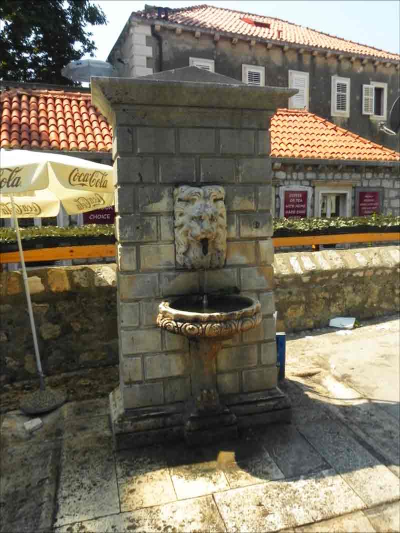 Photo of Brsalje Square Fountain in Dubrovnik Cruise Port