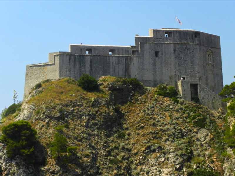 Fort Lovrijenac Dubrovnik Cruise Ship Port Photo of Fort Lovrijenac in Dubrovnik Cruise Port