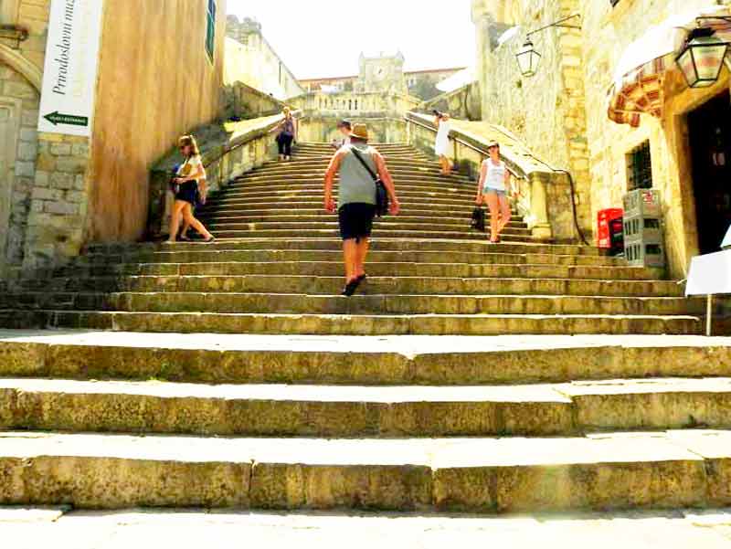 Photo of Stairs in Dubrovnik Cruise Port