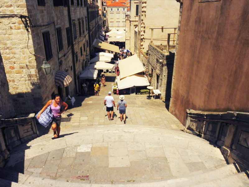 Photo of Stairs in Dubrovnik Cruise Port