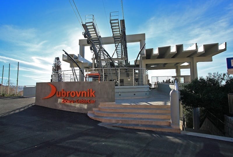 Cable Car to Mount Srd Dubrovnik Cruise Ship Port Photo of the Cable Car to Mount Srd in Dubrovnik