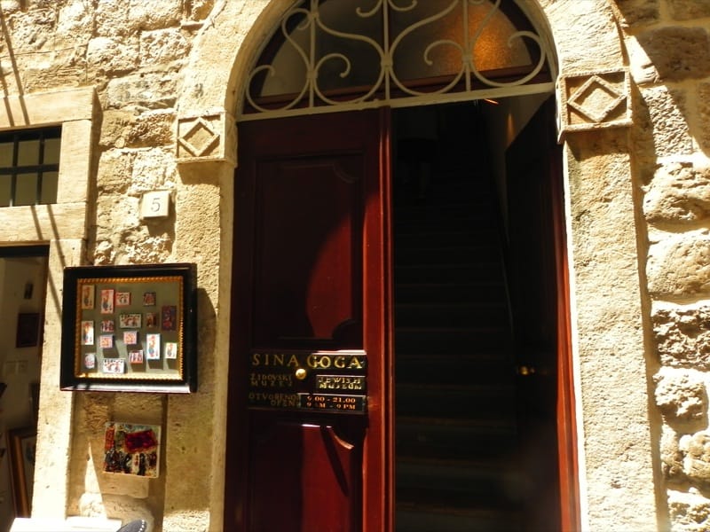 Synagogue Entrance Dubrovnik Cruise Ship Port Photo of Synagogue Entrance in Dubrovnik