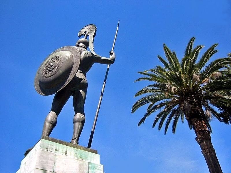 Photo of Sculpture in the Achilleion Palace in Corfu