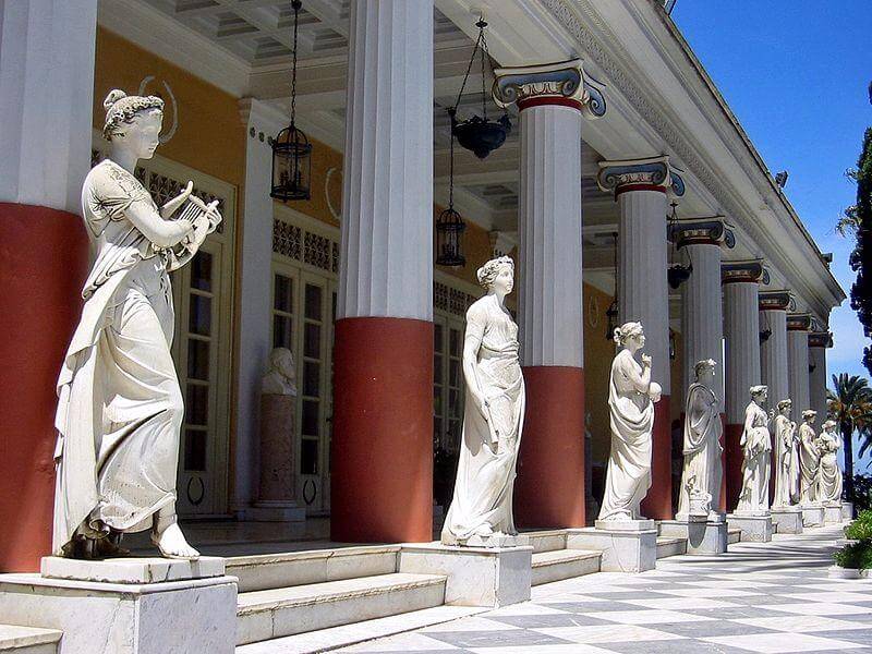 Photo of    Achilleion Palace Terrace in Corfu