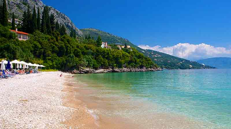 Photo of Barbati Beach in Corfu