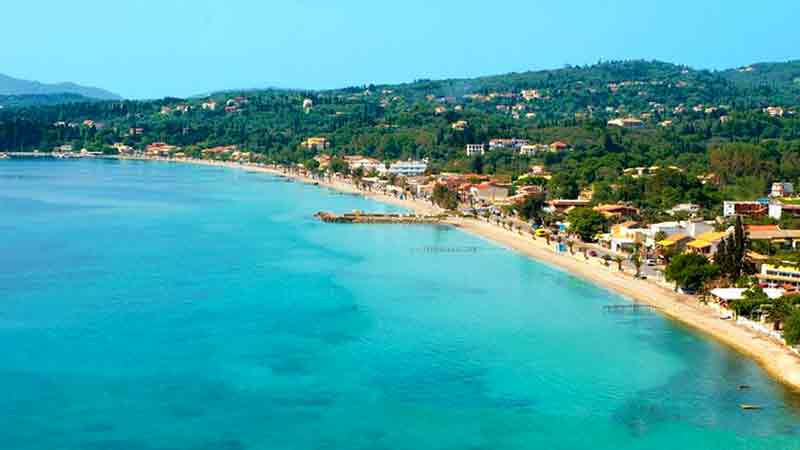 Photo of Ipsos Beach in Corfu