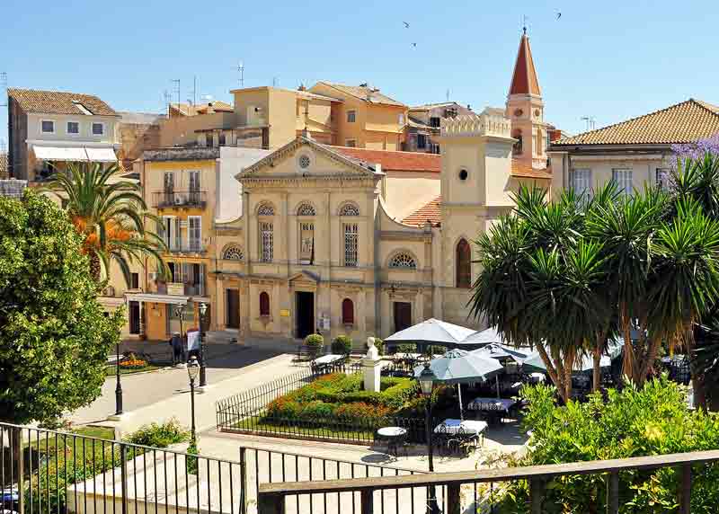 Photo of the Catholic Cathedral of Saint James and Saint Christopher in Corfu