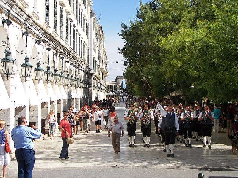 Photo of the Liston in Corfu Cruise Port