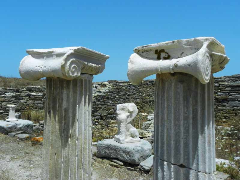 Photo of Granite House in Delos, Mykonos, Greece.