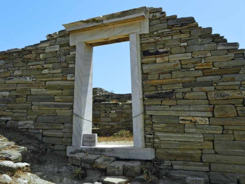 Photo of Hotel in Delos, Mykonos, Greece.