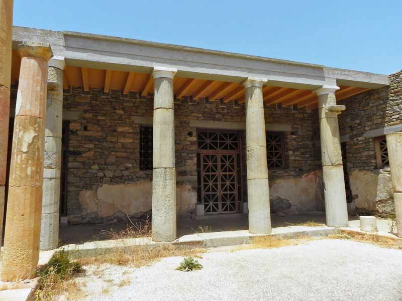 Photo of House of the Masques in Delos, Mykonos, Greece.