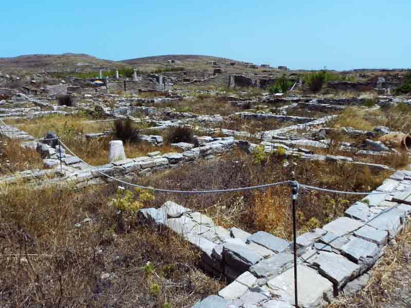 Photo of Lake Market in Delos, Mykonos, Greece.