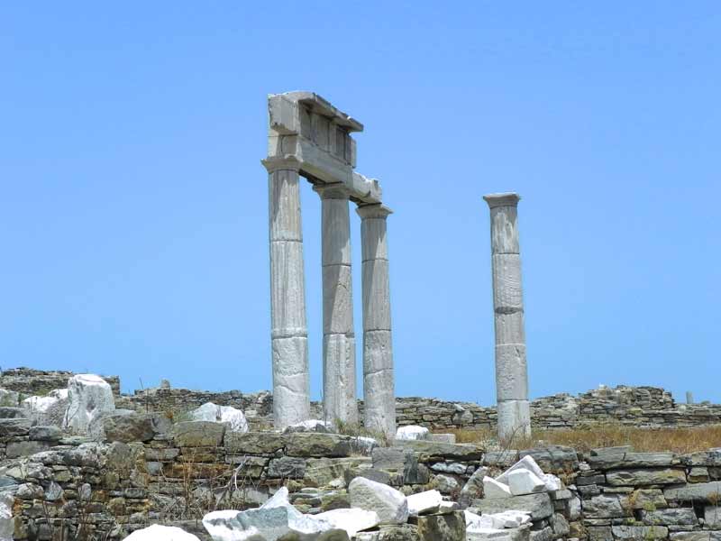 Photo of Poseidoniastes Establishment in Delos, Mykonos, Greece.