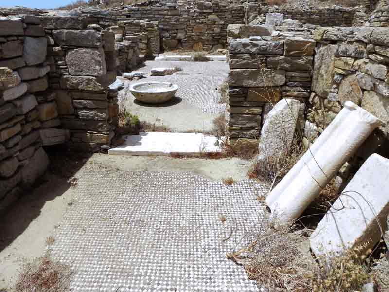 Photo of Poseidoniastes Establishment in Delos, Mykonos, Greece.