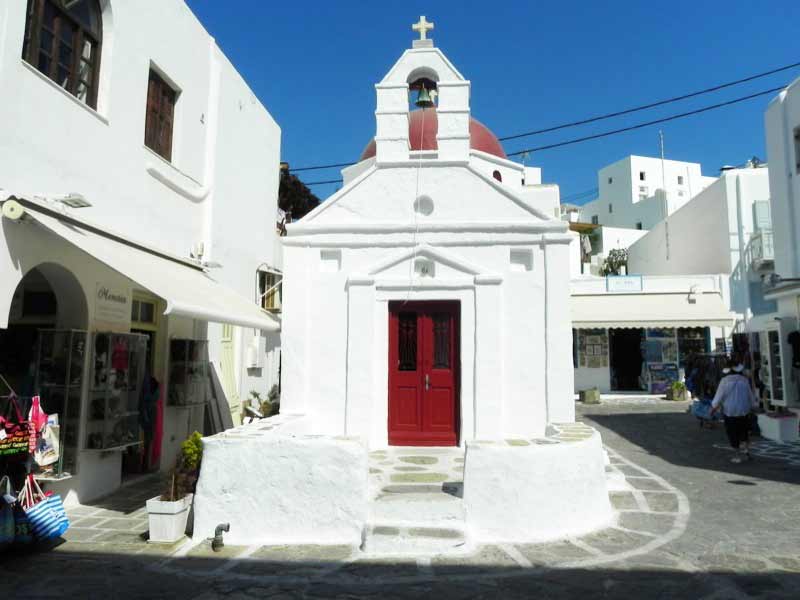 Photo of Church in Mykonos, Greece.