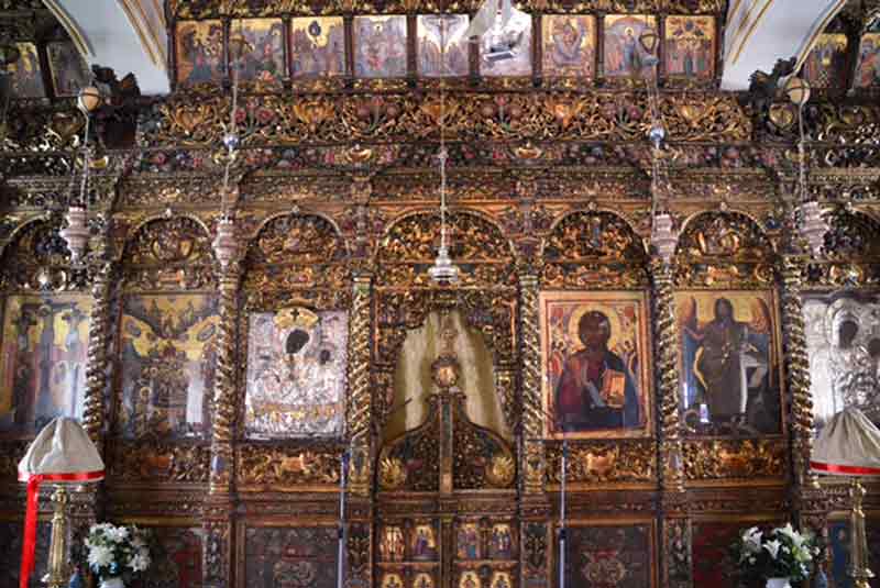 Photo of the Monastery of Panagia Tourliani in, Ano Mera, Mykonos, Greece.