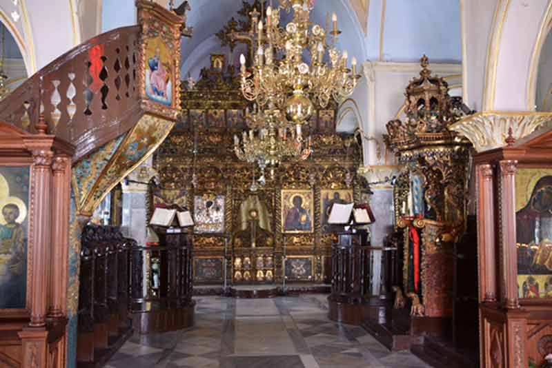 Photo of Monastery of Panagia Tourliani in Ano Mera, Mykonos, Greece.