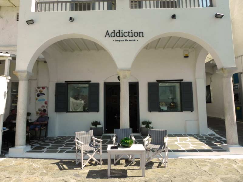 Photo of Addiction Shop in Mykonos, Greece.