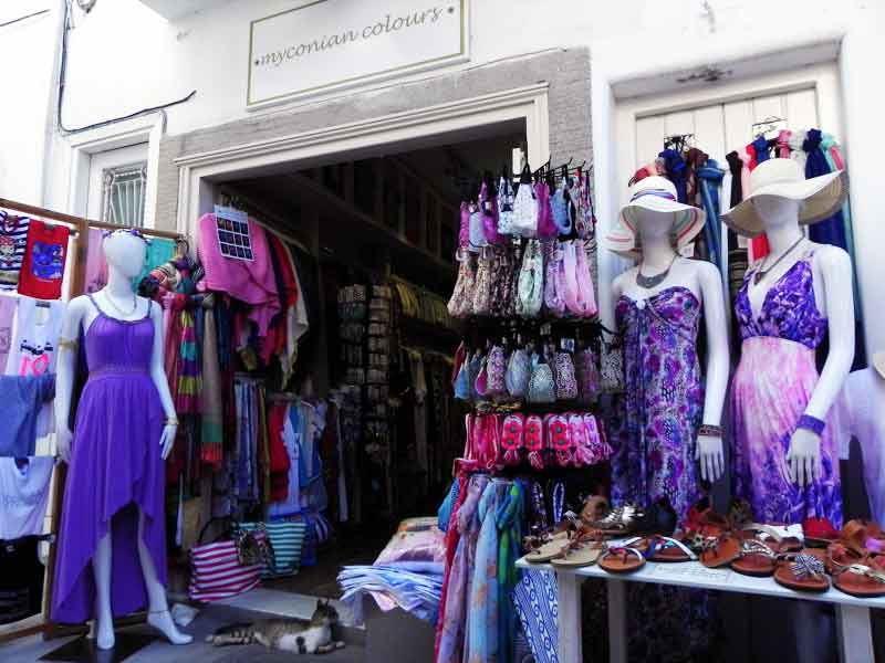Photo of Myconian Colours Shop in Mykonos, Greece.