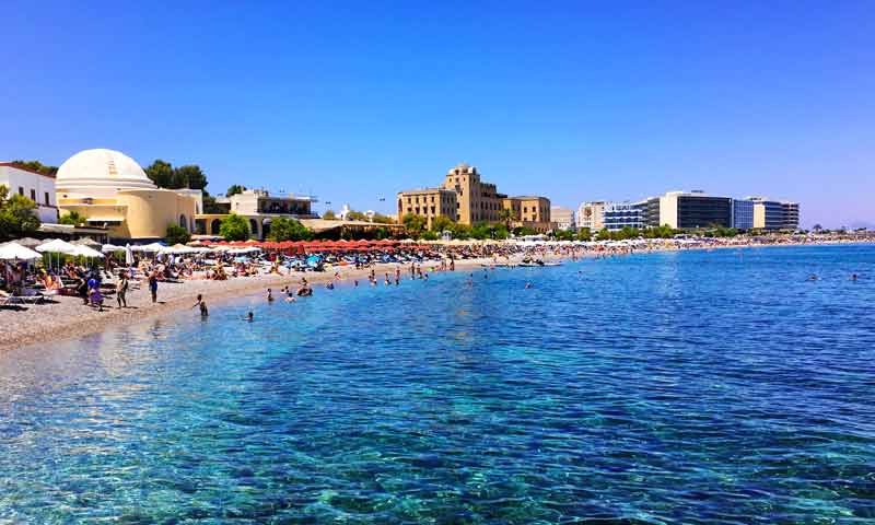 Photo of Elli Beach in Rhodes cruise port