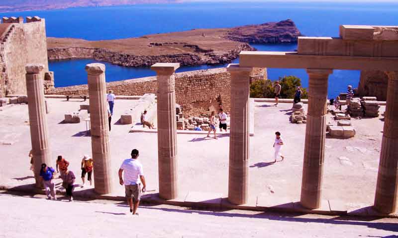 Photo  of Lindos Acropolis in Rhodes Cruise Port