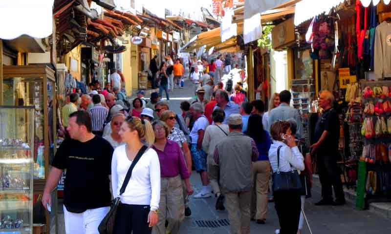 Photo  of Sokratous Street in Rhodes Cruise Port