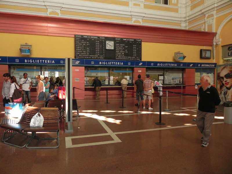 Photo of Ticket Offices at Livorno's Railway Station