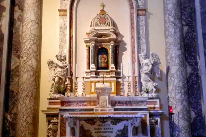 Interior St Francis Cathedral Livorno Cruise Port Photo of the interior of St. Francis Cathedral in Livorno