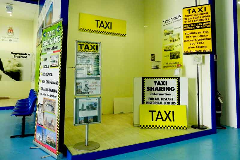 Photo of Taxi Booth at Livorno Cruise Terminal
