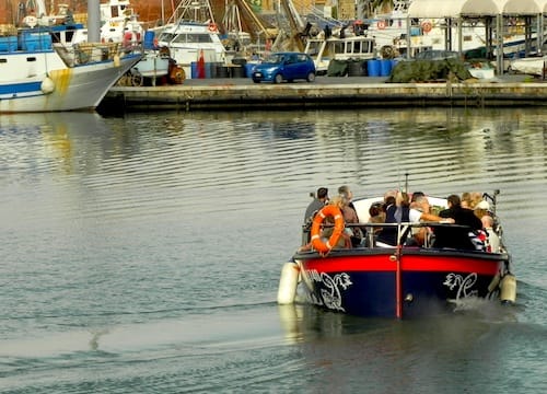 Photo of a Boat Touring the Canals in Livorno