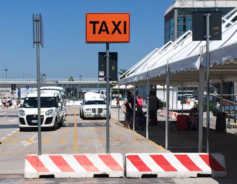 Taxi Stand Venice Cruise Port Photo of Taxi Stand in Venice.