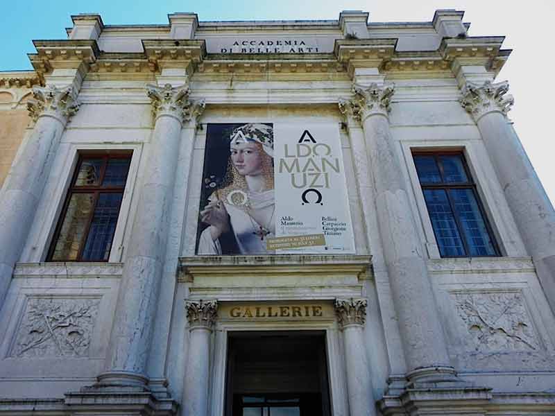 Photo of Galleria Dell Accademia di Belle Arte in Venice.