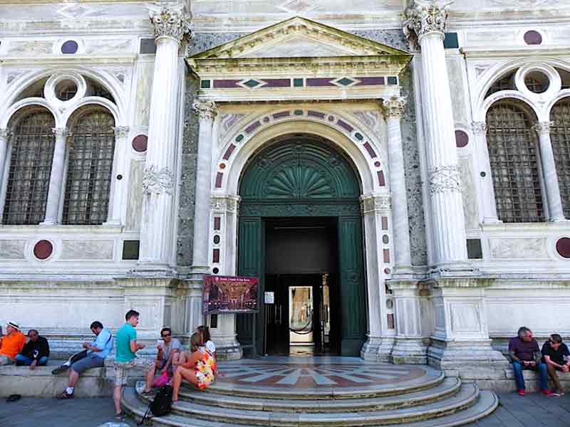 Photo of Scuola Grande di San Rocco in Venice.