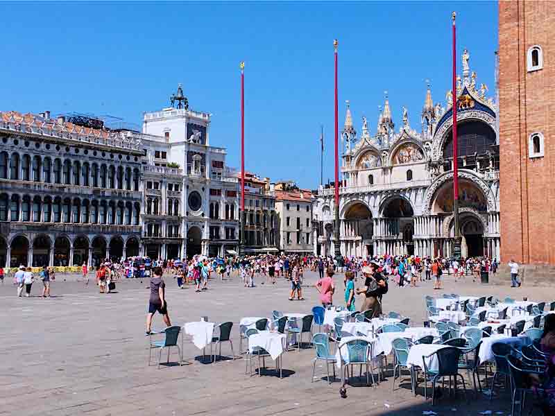 St. Mark's Square Venice Cruise Port Photo of St. Mark's Square in Venice.