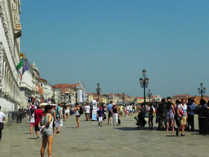 Riva Degli Schiavoni Venice Cruise Port Photo of Riva Degli Schiavoni in Venice.