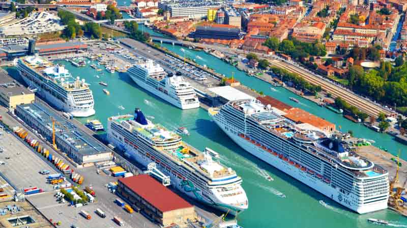 cruise terminal in venice