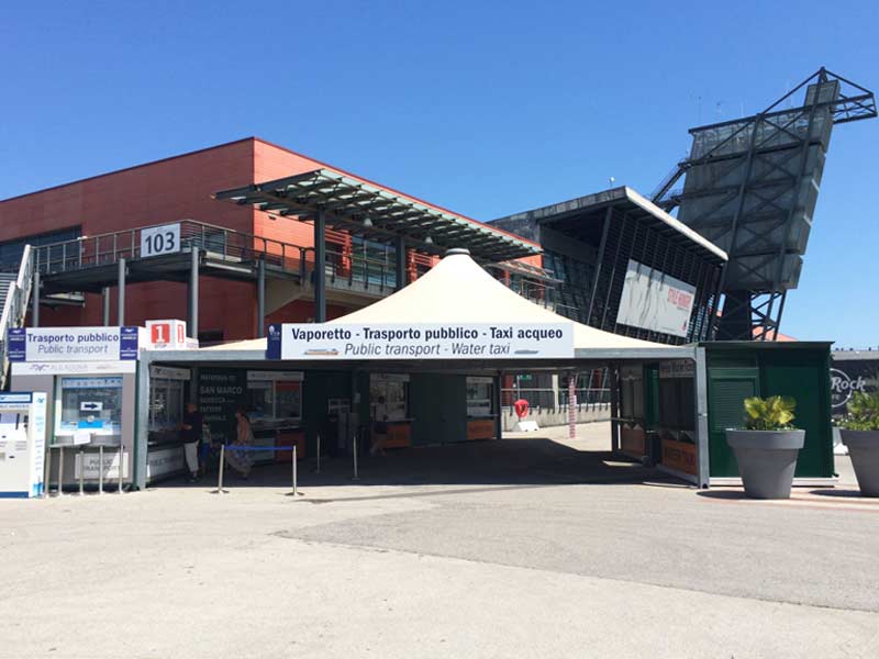 Photo of Cruise Terminal in Venice, Italy.