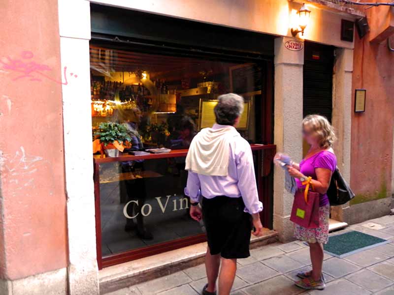 Restaurant Co Vino Venice Cruise Port Photo of Restaurant Co Vino in Venice.