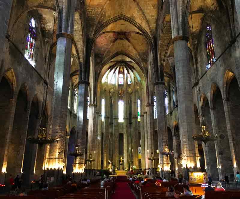 Santa Maria del Mar, Barcelona Photo of Santa Maria del Mar in Barcelona.