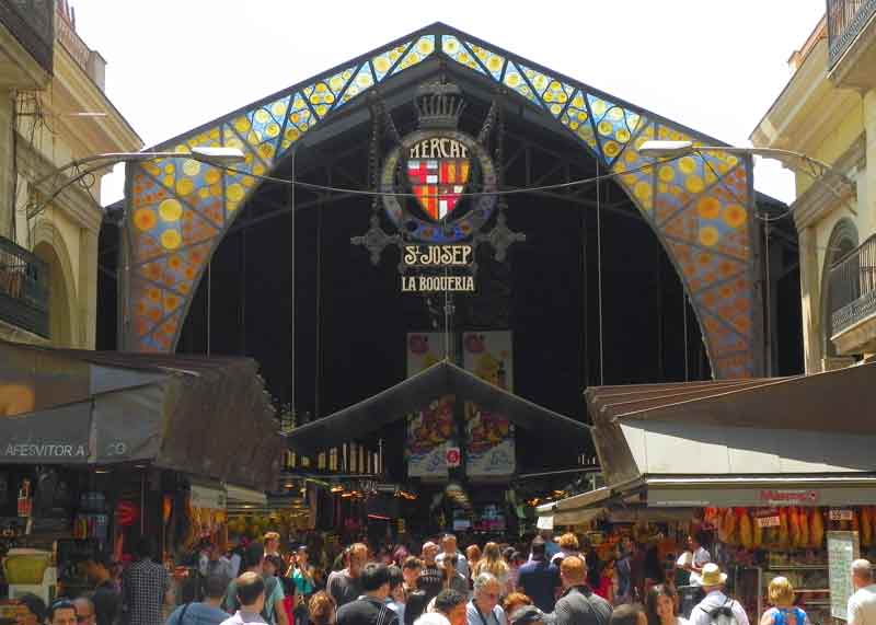 La Boqueria, Barcelona Photo of La Boqueria in Barcelona.