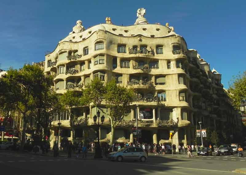 La Pedrera, Barcelona Photo of La Pedrera in Barcelona.