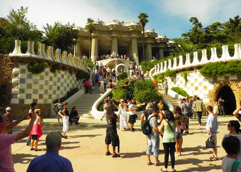Park Güell, Barcelona Photo of Park Güell in Barcelona.