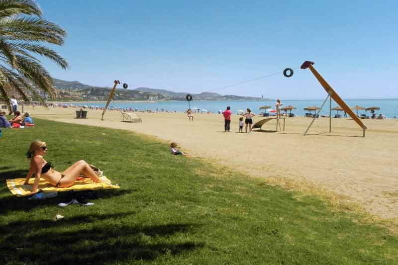Malagueta Beach Málaga Cruise Ship Port Photo of Malagueta Beach in Málaga