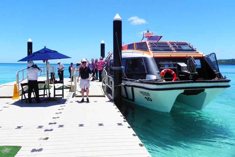 Photo of Tender Pier in Dravuni Island, Fiji,